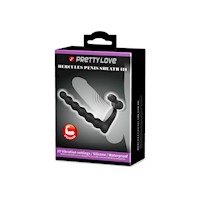 Anillo Vibrador Retardante y Plug Anal Hércules Juguete Sexual