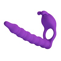Anillo Vibrador Retardante y Plug Juguete Sexual Estimulación Parejas