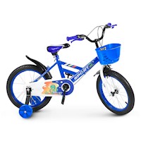 Bicicleta para Niños con Canasta Aro N° 12 Azul A41