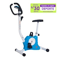 Bicicleta Estática E10 Celeste