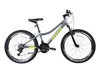 BICICLETA MONARK MIRAGE ARO 24" GRIS/AMARILLO