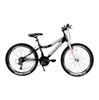 BICICLETA MONARK MIRAGE CITY 2 ARO 24" NEGRO/FUCSIA