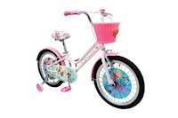 BICICLETA MONARK PRINCESAS ARO 12" BLANCO/ROSADO