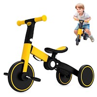 Bicicleta Triciclo 3 en 1 plegable para niños T80 Trimily Amarillo