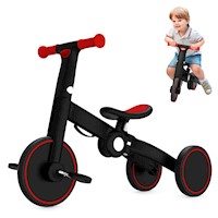 Bicicleta Triciclo 3 en 1 plegable para niños T80 Trimily Rojo