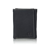 Billetera Timberland triple de cuero para hombre con bloqueo RIFD