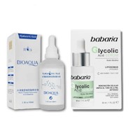 Serum Ácido Hialurónico 100 ml - Bioaqua + Serum Facial Glicolic Acid - Babaria