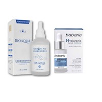 Serum Ácido Hialurónico 100 ml - Bioaqua + Serum Facial  Hialuronico  - Babaria