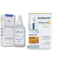 Serum Ácido Hialurónico 100 ml - Bioaqua + Serum Facial  Vitamina C - Babaria