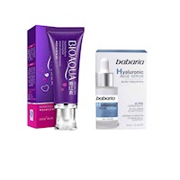 Crema Blanqueadora Corporal - Bioaqua + Serum Facial  Hialuronico  - Babaria