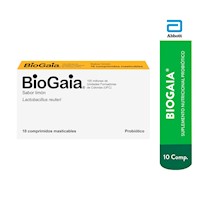 BIOGAIA 26,5 MG SABOR LIMON COMP MASTx10