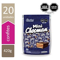 BIZCOCHO MINI CHOCMAN 20X21GR.