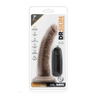 Consolador Dildo Vibrador Realista Dr Dave 19cm Ø 3,8 cm Ventosa