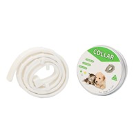 COLLAR ANTIPULGAS PARA PERRO CACHORRO/GATO PEQUEÑO LATA PEQUEÑA - COLOR BLANCO