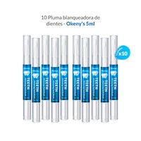 10 Pluma blanqueadora de dientes Okeny's 5ml