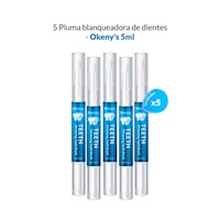 5 Pluma blanqueadora de dientes Okeny's 5ml