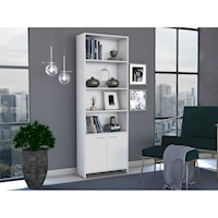 BIBLIOTECA LISA ECO 2 PUERTAS - BLANCO | TUHOME