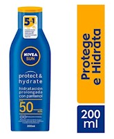 Bloqueador Nivea Sun Protect Hydrate FPS50 200ML