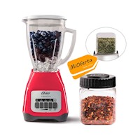 Licuadora Oster 550W BLSTKAG-MPB+Mini vaso Picatodo 300 ml de Tritan