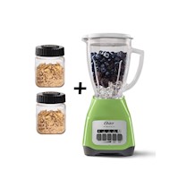 Combo Oster Licuadora BLSTKAGKPB + Mini jarras 300 ml