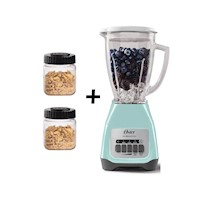 Combo Oster Licuadora + Mini jarras 300 ml