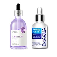 Serum Blueberry - Laikou + Serum Anti Acne - Bioaqua