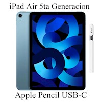 IPAD AIR 5TA GEN 256GB - BLUE + APPLE PENCIL USB-C