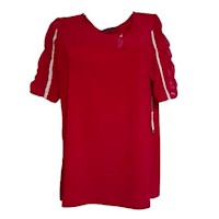 Blusa Ilusion Drapeado Elegante Mujer Talla S Love Scarlett