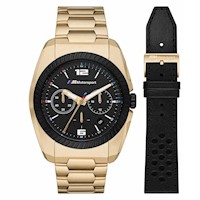 Reloj Bmw M Motorsport BMW9002 Set 2 Correas Acero Inoxidable Y Cuero