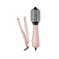 Combo de Cepillo y Plancha BaBylissPRO Perfect Styling Rose