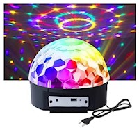 Bola Giratoria Luces Led 3pza CUBULL