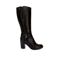 Bota Alta Jodhpur Casual FER-2529 Negro Viale Cuero