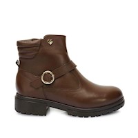 Botín Casual YADIRA-2525 Africano Rabbit Cuero