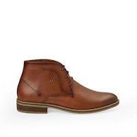 Botín Derby Casual ANGELO-2532 Cobre Viale Homme Cuero