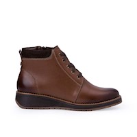 Botín Jodhpur Casual RUSSO-2502 Nutria Viale Cuero
