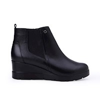 Botín Jodhpur Casual LINDA-2516 Negro Viale Cuero
