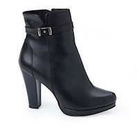 Botín Jodhpur Casual RUT-2506 Negro Viale Cuero