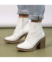 BOTINES MUJER KIRA BLANCO