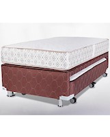 Box divan basic El Cisne 1.5 plz (superior) 1 plz (inferior) + 2 almohadas f600