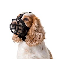 Bozal Flex de Silicona para Perros Talla 1 Color Negro