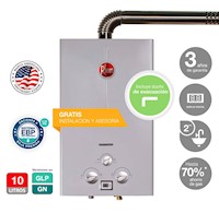 Rheem Terma A Gas Tiro Forzado 10 L Gn