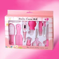 Set Baby Care de Limpieza Para Bebes Kit Termometro Rosado BR42