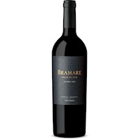 Vino tinto Bramare Valle de Uco malbec. Argentina.