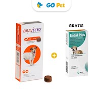 Bravecto Antipulgas para Perro Masticable 4.5 - 10 Kg + GRATIS Endal