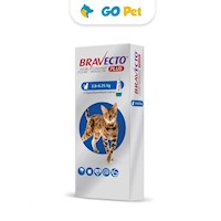 Bravecto Plus Antipulgas para Gato Pipeta 250 mg 2.8 Kg - 6.25 Kg