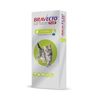 Bravecto Plus Antipulgas para Gatos Spot-on 112.5 MG 1.2 - 2.8 Kg