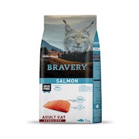 Bravery Salmon Gatos Esterilizados Adultos 7 Kg