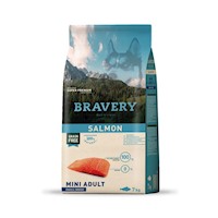 Bravery Salmon Perros Adultos Razas Pequeñas 7 kg