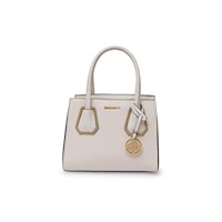 Cartera Briganti Satchel BRI-CM2604 Blanco/Dorado