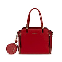 Cartera Briganti Satchel BRI-CS2506 Rojo